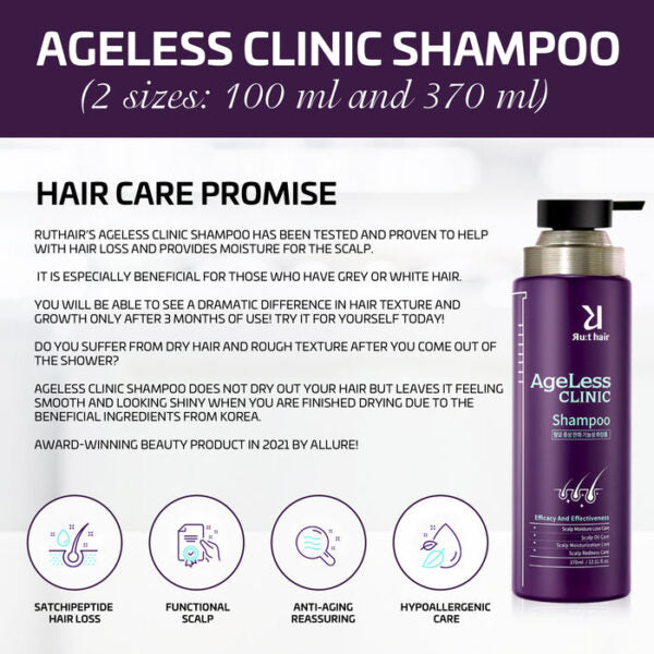 [RutHair] Ageless Hairloss Shampoo - 370ml