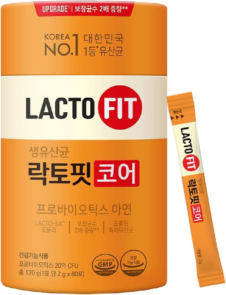 [LACTO FIT] Probiotics Core Max 120g (2g x 60 Sticks)