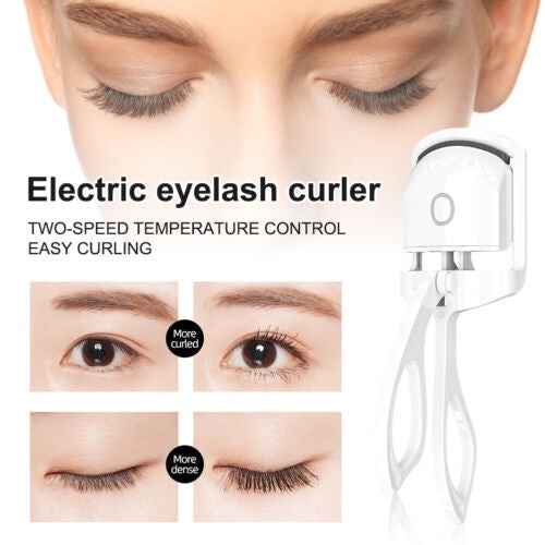 Electric Eyelash Curler for Women USB Rechargeable Charging Portable for Travel Effective