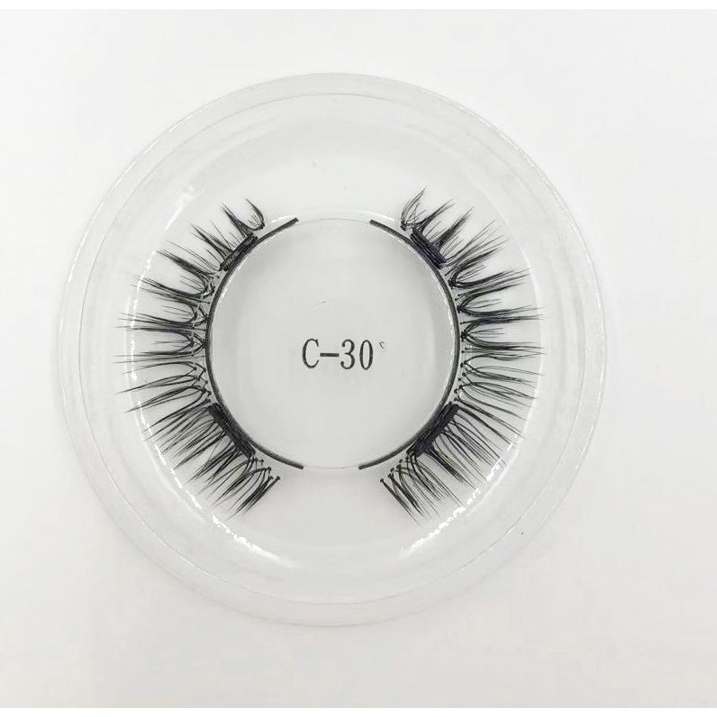 Quantum 3D Magnetic Soft Eyelash 3Pairs/Box  Natural Fake Eyelash