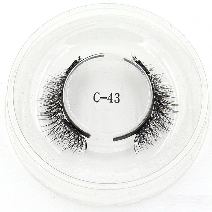 Quantum 3D Magnetic Soft Eyelash 3Pairs/Box  Natural Fake Eyelash