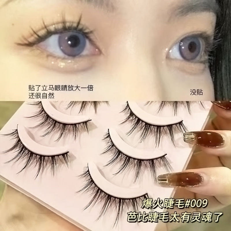 [5pairs] 3D Fake Eyelashes Lash False Barbie Eyelash