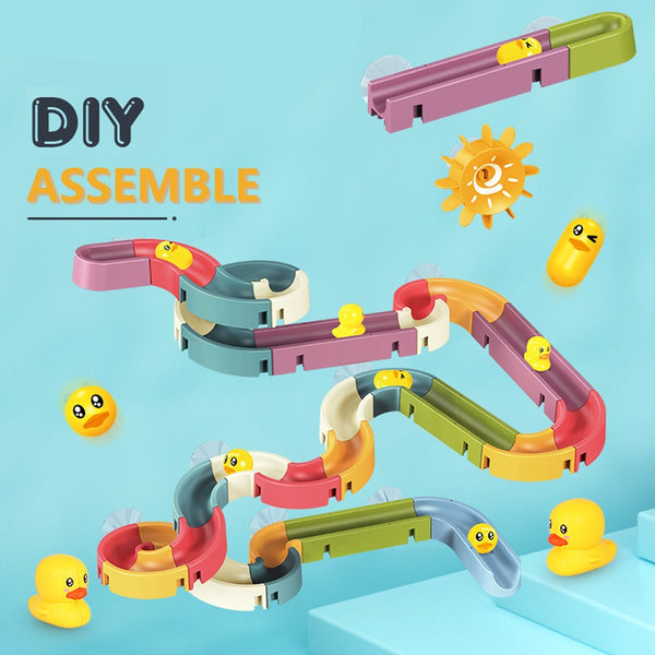 Diy Marble Race Run Assembling Track