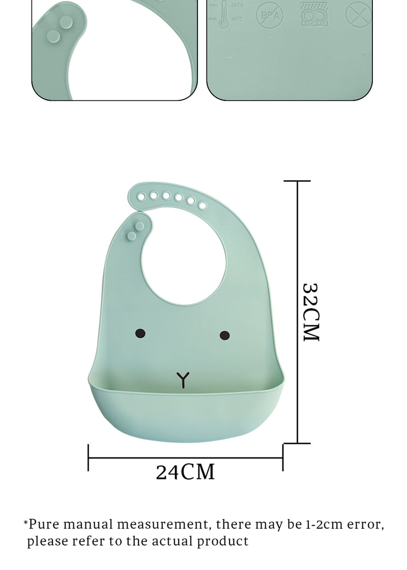 Waterproof Soft Baby Silicone Bibs