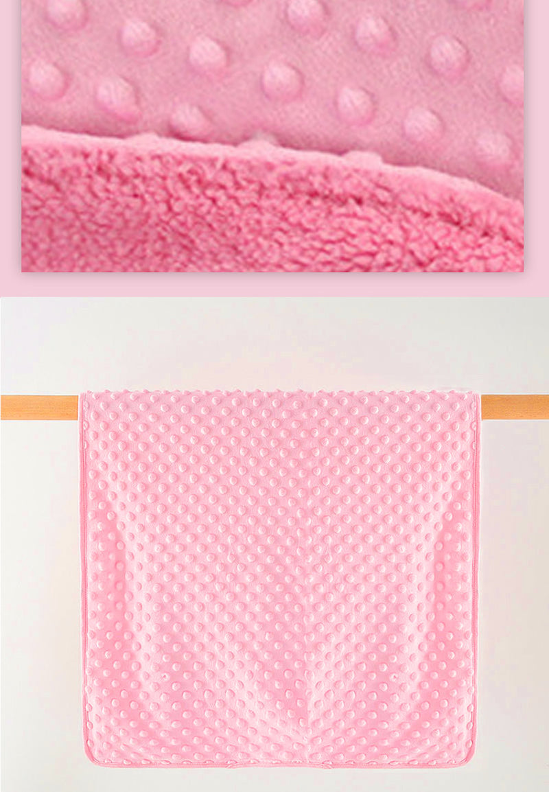 Infant Newborn Baby Blanket Thermal Soft Fleece Blanket