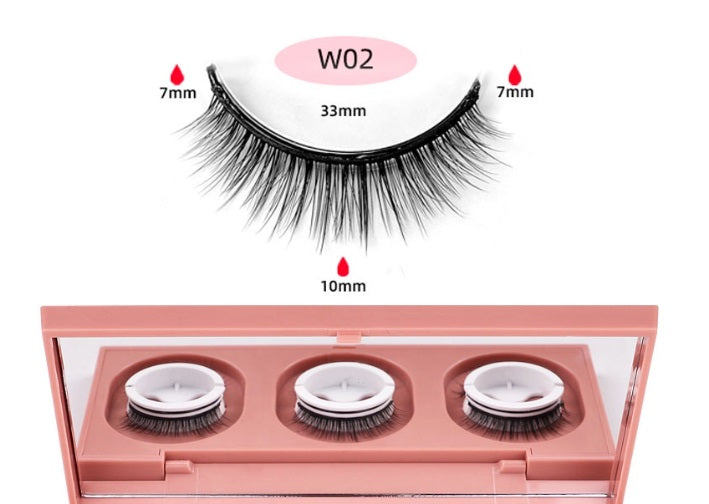 Reusable Natural False Lashes Self-adhesive Eyelashes Eye Lash Extensions for Fashion & Wedding