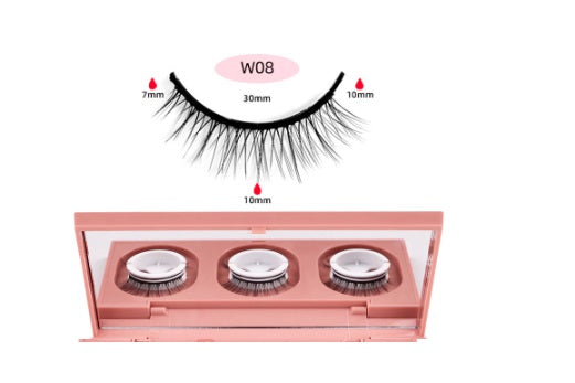 Reusable Natural False Lashes Self-adhesive Eyelashes Eye Lash Extensions for Fashion & Wedding