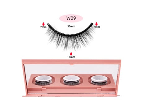 Reusable Natural False Lashes Self-adhesive Eyelashes Eye Lash Extensions for Fashion & Wedding