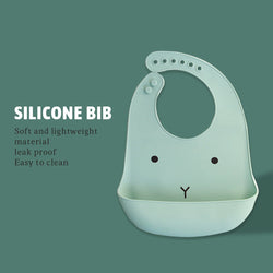 Waterproof Soft Baby Silicone Bibs