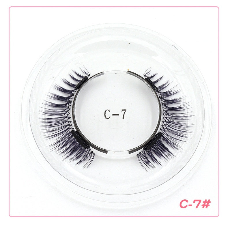 Quantum 3D Magnetic Soft Eyelash 3Pairs/Box  Natural Fake Eyelash