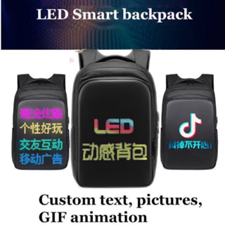 LED Display backpack Business travel Laptop Backpack Men DIY Smart backpack school Backpack woman multimedia backpack